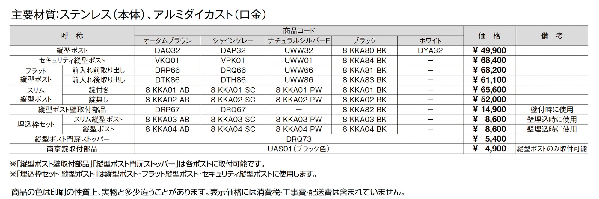 エクスポスト セキュリティ縦型ポスト_価格_1