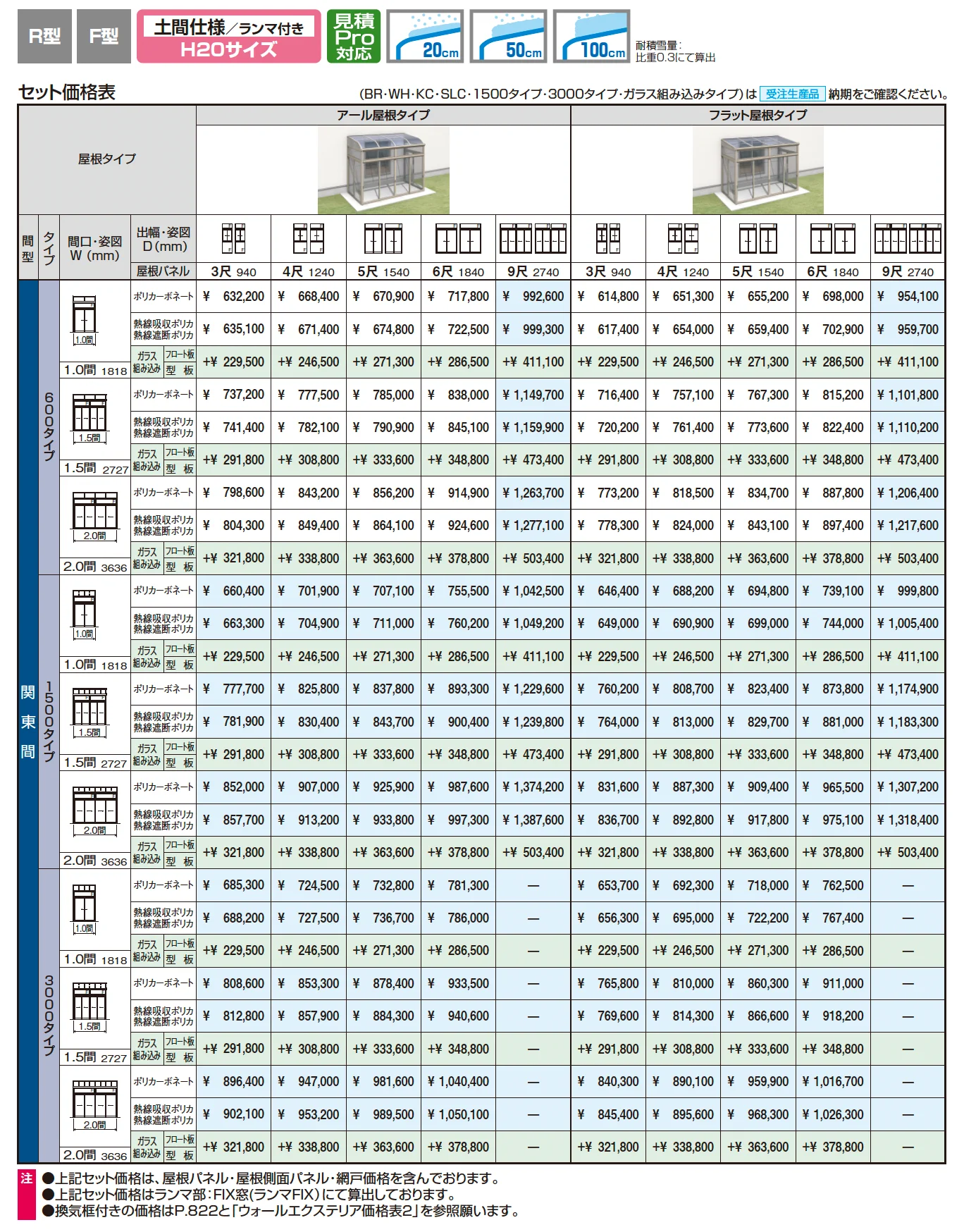晴れもようwith(土間仕様/ランマ付き H20サイズ 関東間)_価格_1