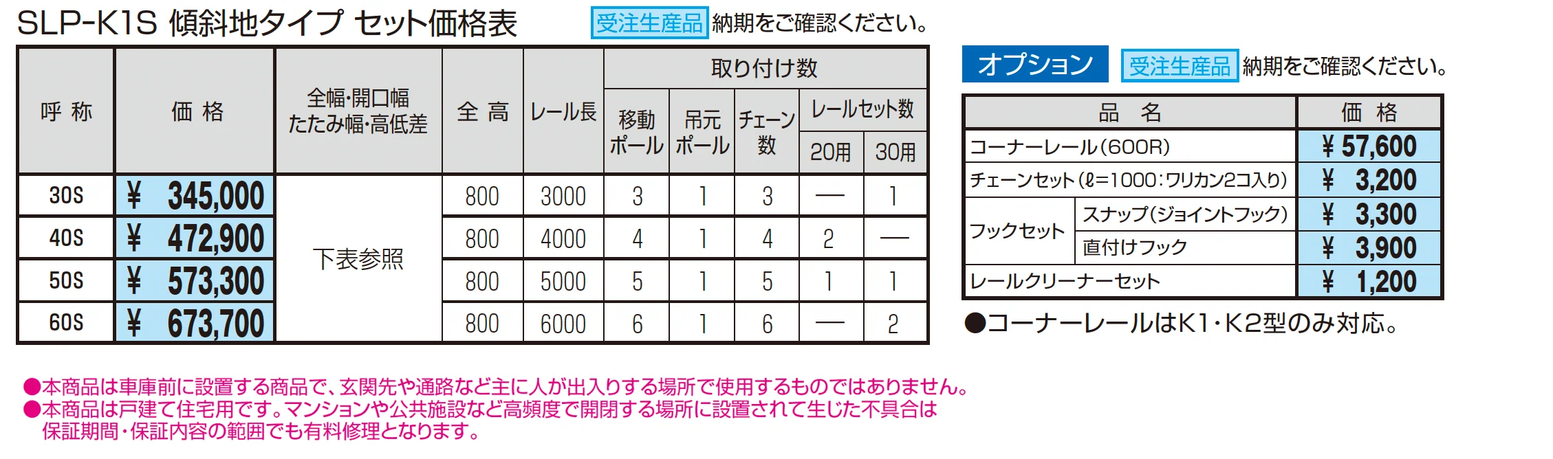 ポールゲートK1S型【2025年10月価格改訂版】_価格_1