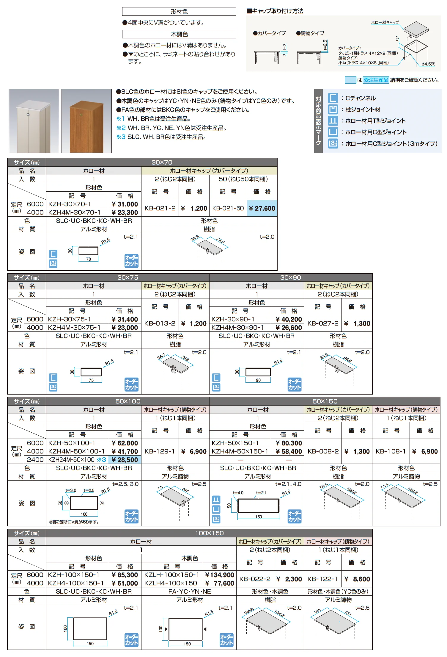 ホロー材【α-Pro アルファプロ】【2025年10月価格改訂版】_価格_6