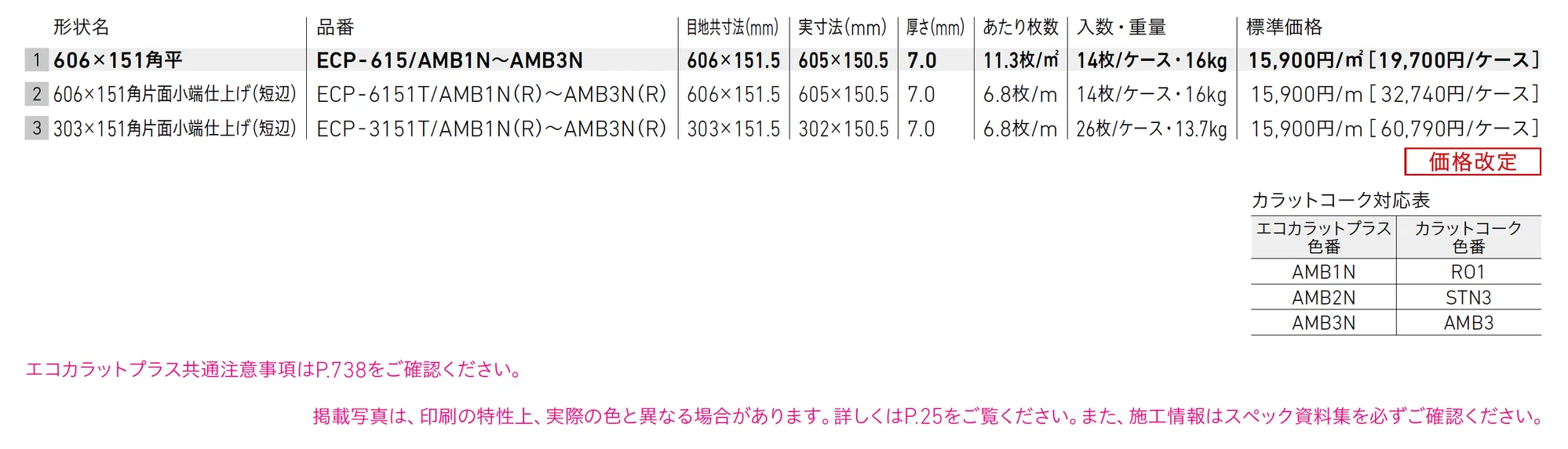 エコカラットプラス アンティークマーブル_価格_1
