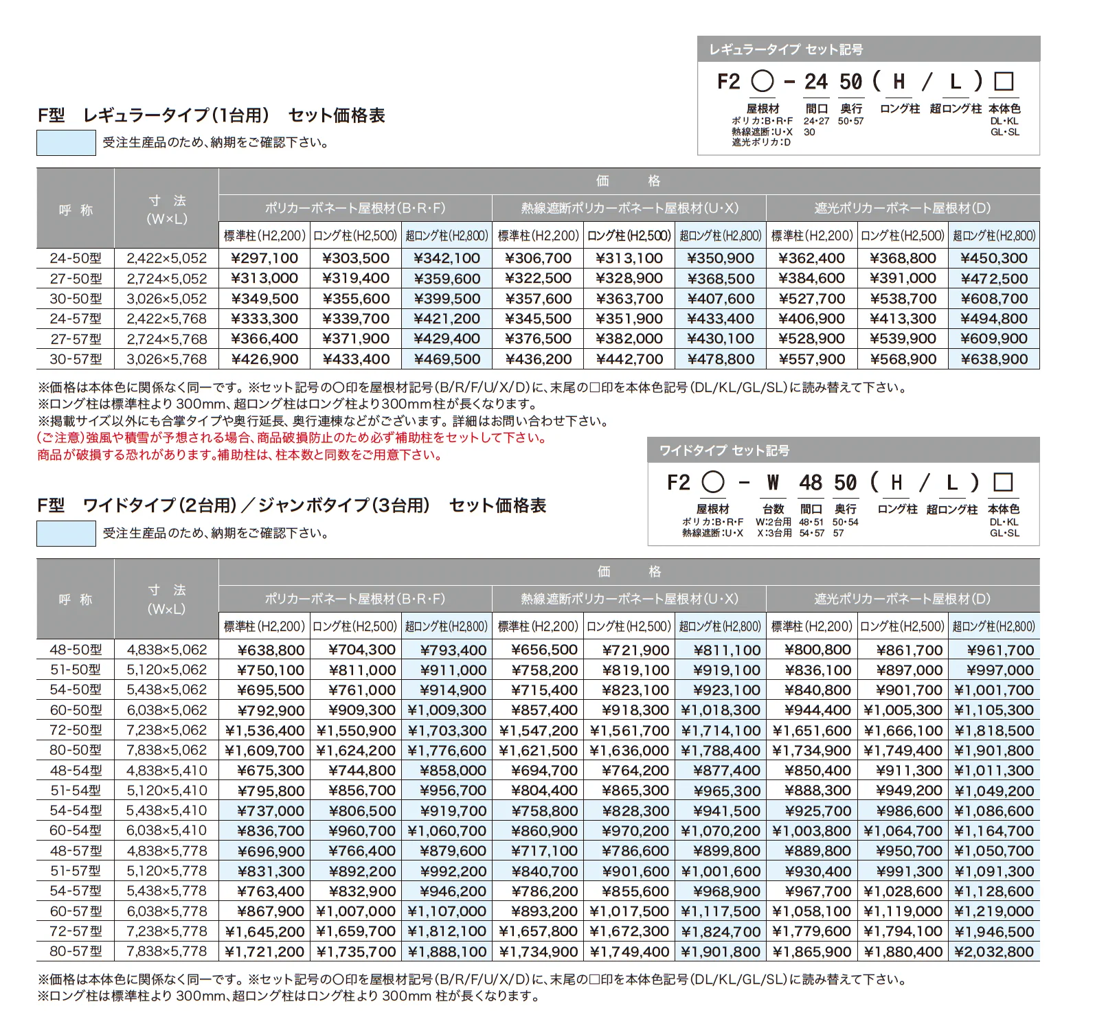 ゆとりオリジナルポートF型_価格_1