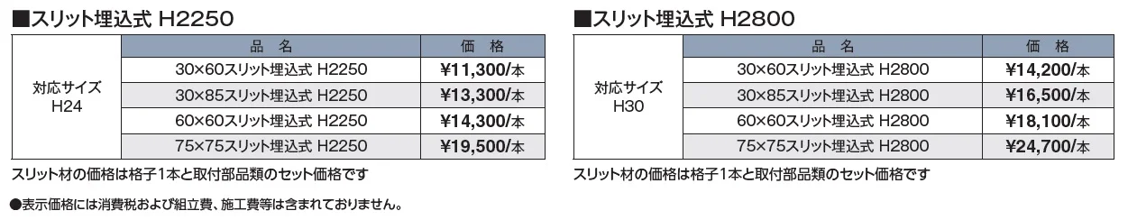 ホームヤードルーフ®システム スリット部材【2024年版】_価格_1