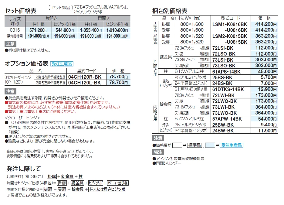 ロードス門扉 1型【2024年版】_価格_1