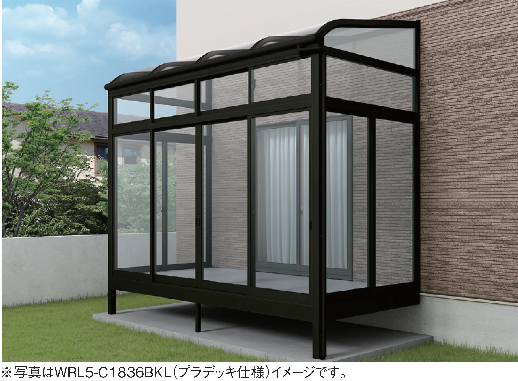 大仙の「ソレイドテラス囲い ノーマルサッシ(ランマ引違い)【床仕様】」