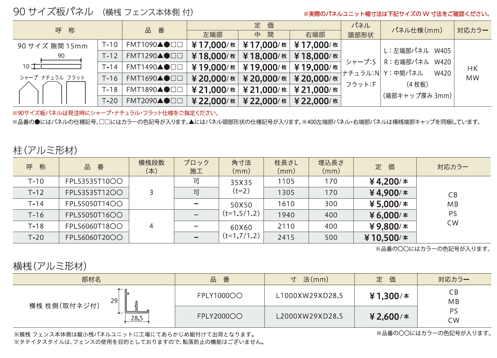 タテイタスタイル 90サイズ （隙間15mm）（板デコⅡ仕様）【2024年版】_価格_2