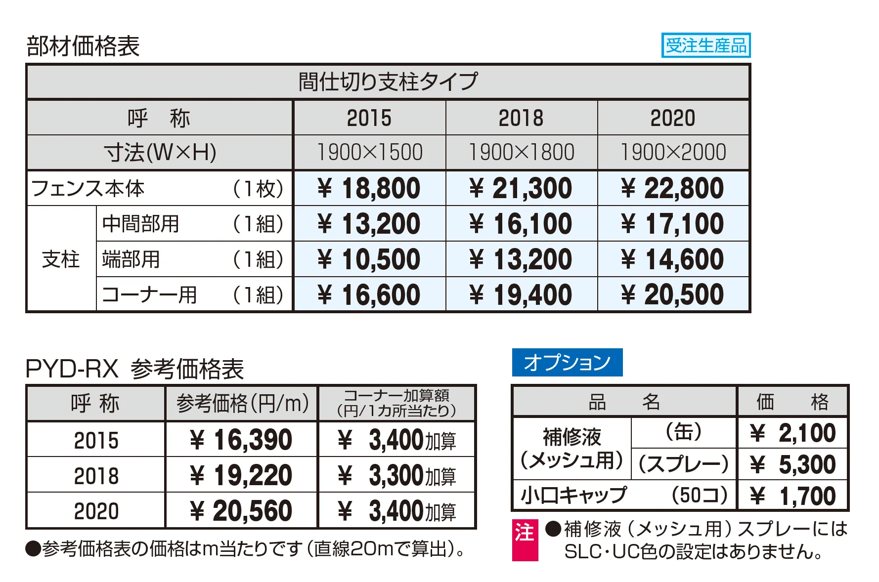 STメッシュ1型フェンス 忍び返し一体タイプ【2026年12月1日 発売予定】_価格_1