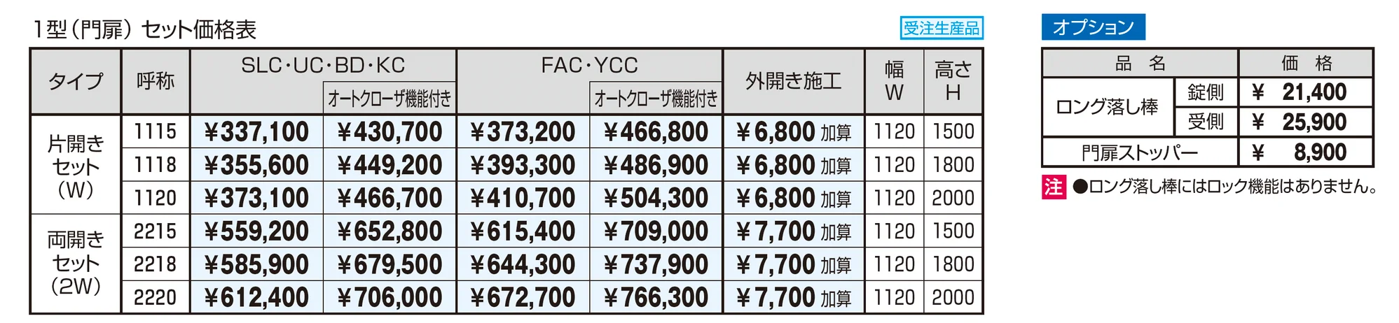 フレジスタ1型 門扉 格子タイプ(P=71.5)_価格_1