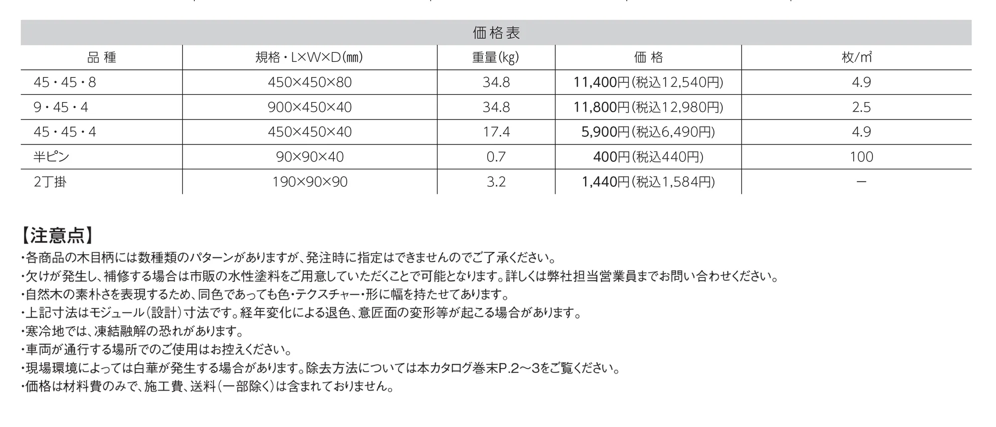 ウッドリーブ_価格_1