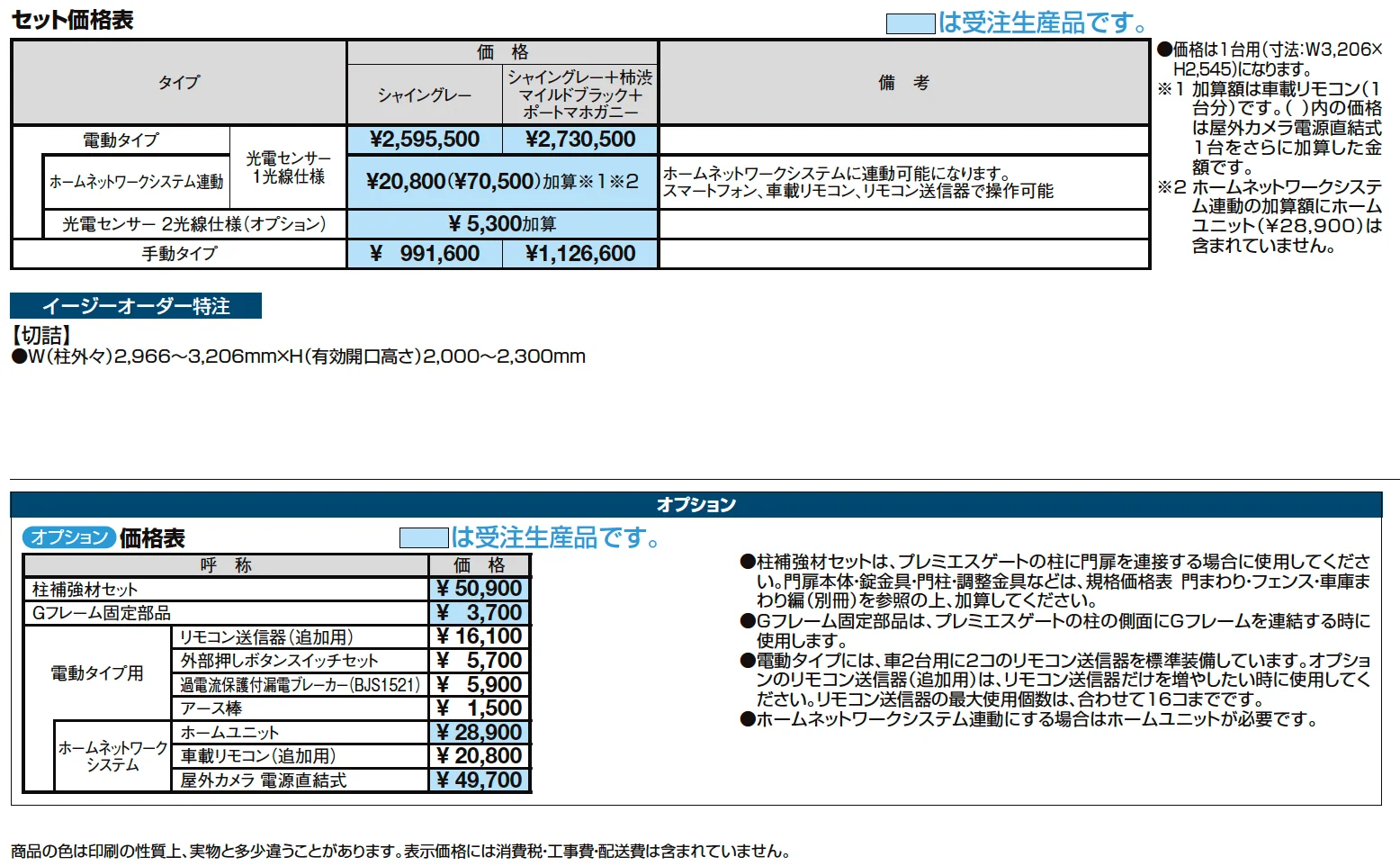 プレミエスゲート シングル SA型【2024年版】_価格_1