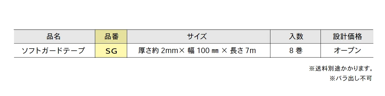 ソフトガードテープ【2025年版】_価格_1
