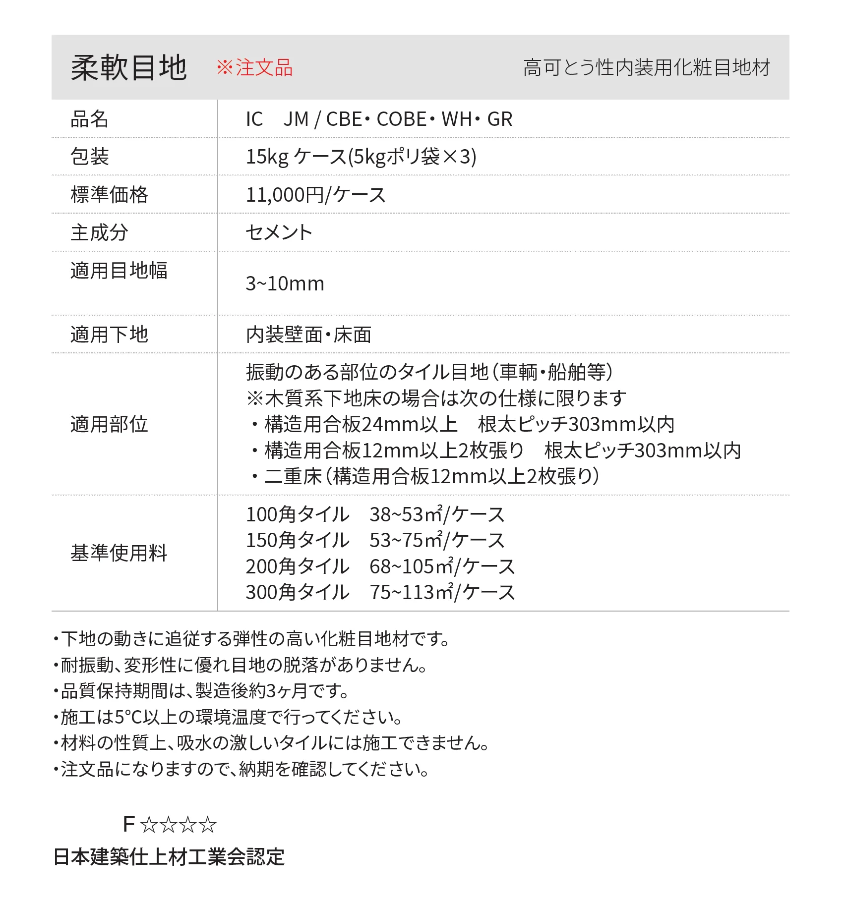 柔軟目地_価格_1