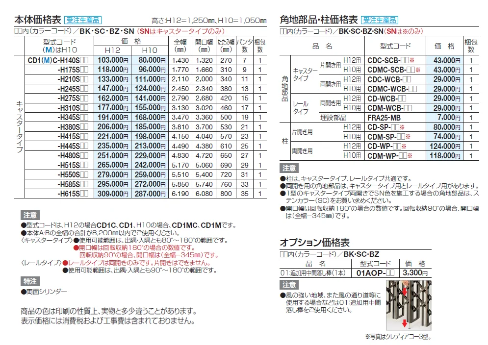 クレディアコー1型(角地仕様 キャスタータイプ)【2024年版】_価格_1