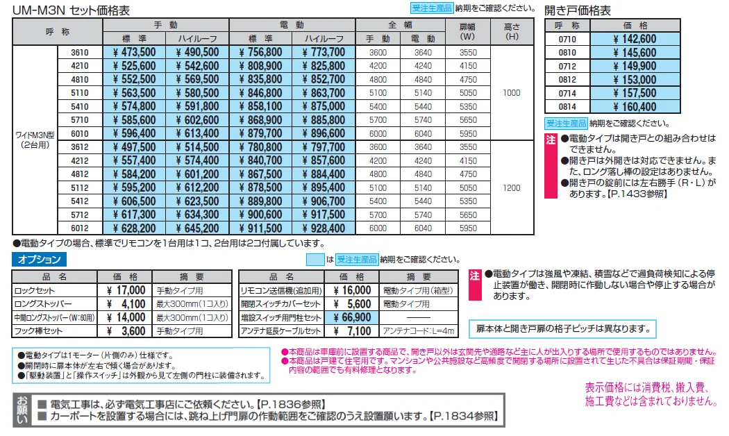 ラビーネワイドM3N型【2024年版】_価格_1