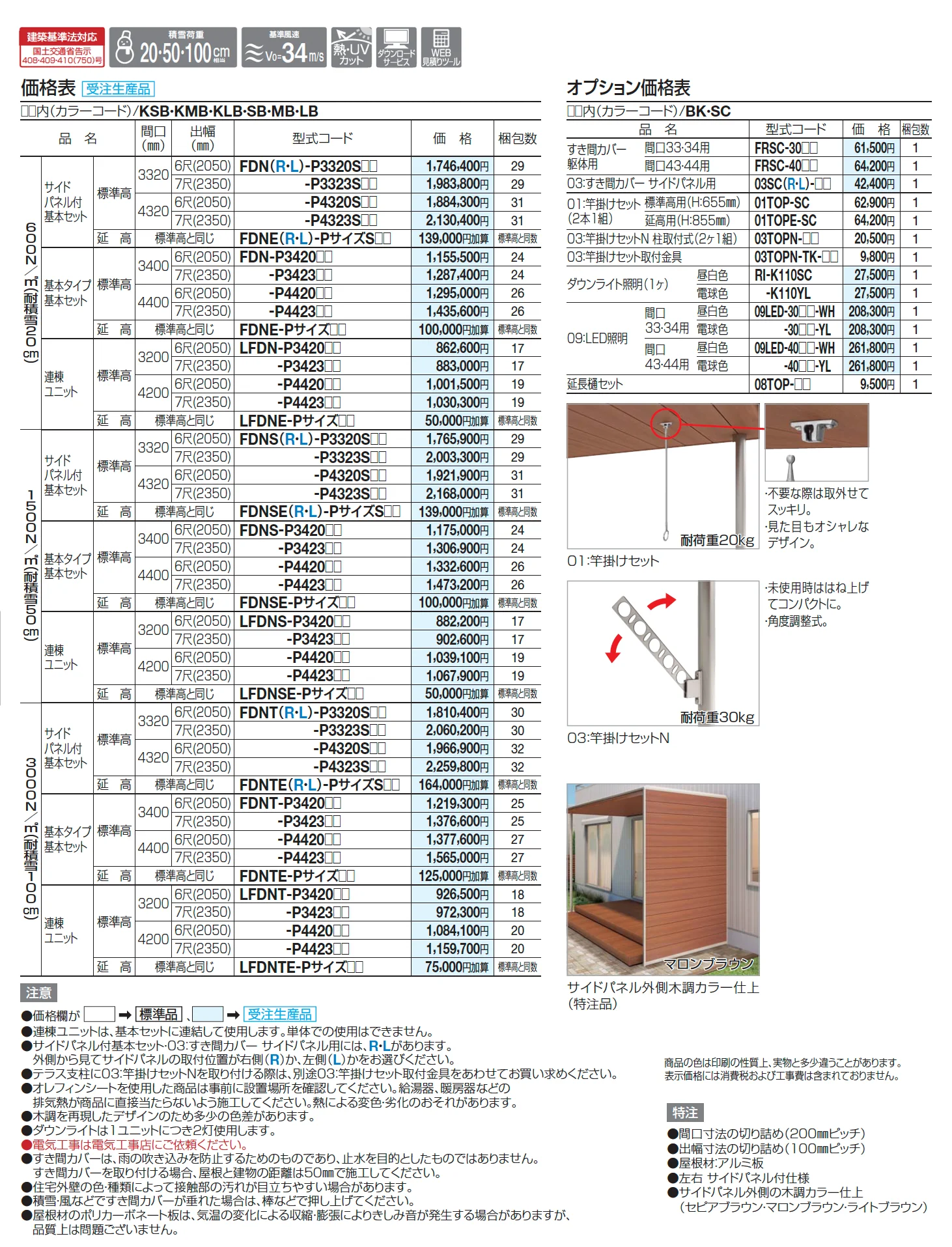 ファンルーフ(独立式) 基本タイプ【2025年版】_価格_1