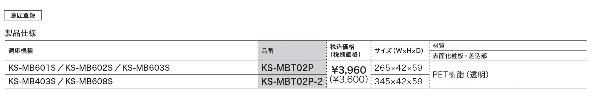 投函防止プレート MBT02P_価格_1