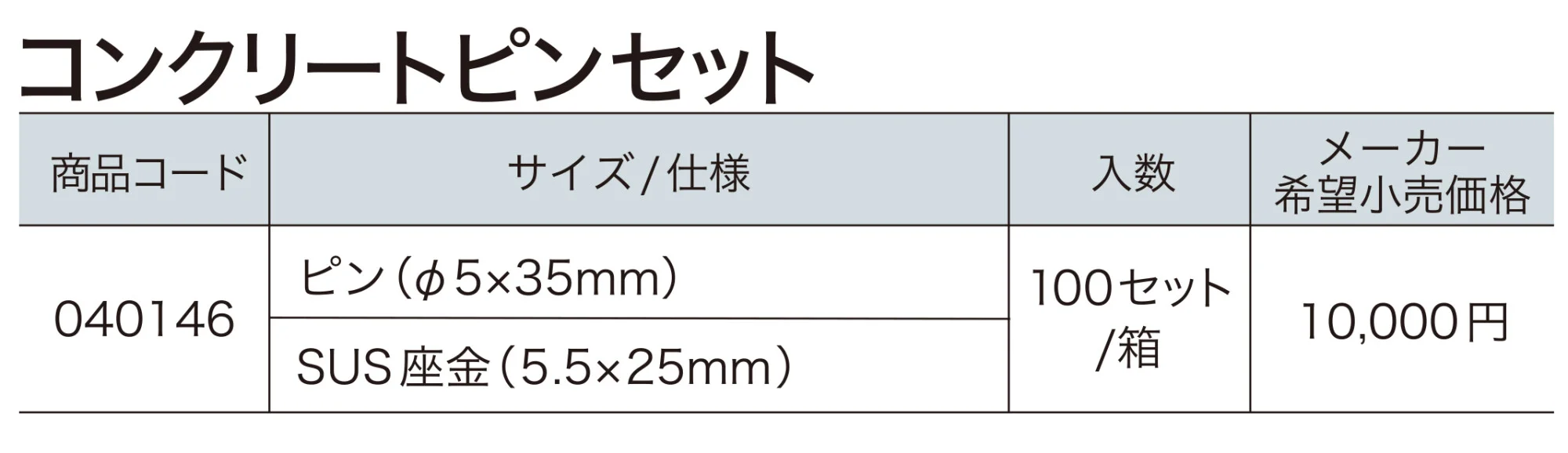 コンクリートピンセット【2023年版】_価格_1