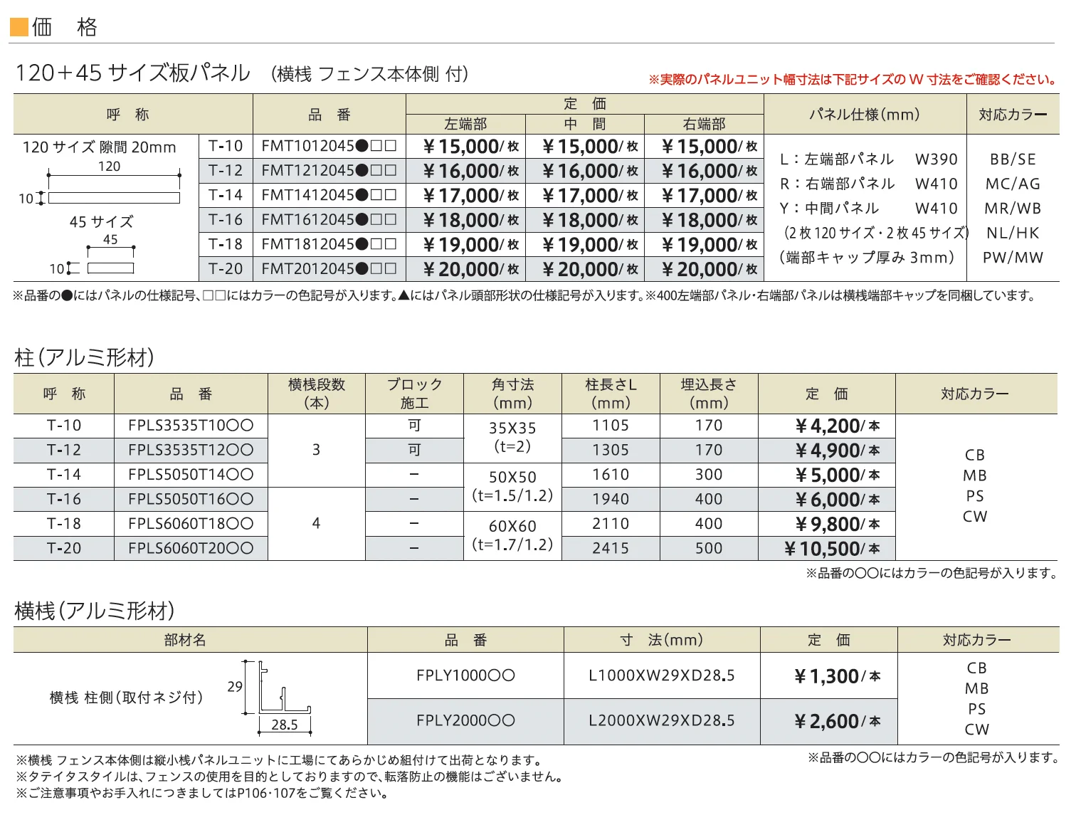 タテイタスタイル 120+45サイズ (隙間20mm) (板デコⅡ仕様)【2025年版】_価格_2