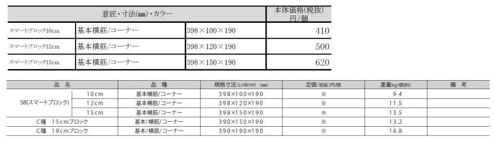 SB（スマートブロック）【2024年版】_価格_1