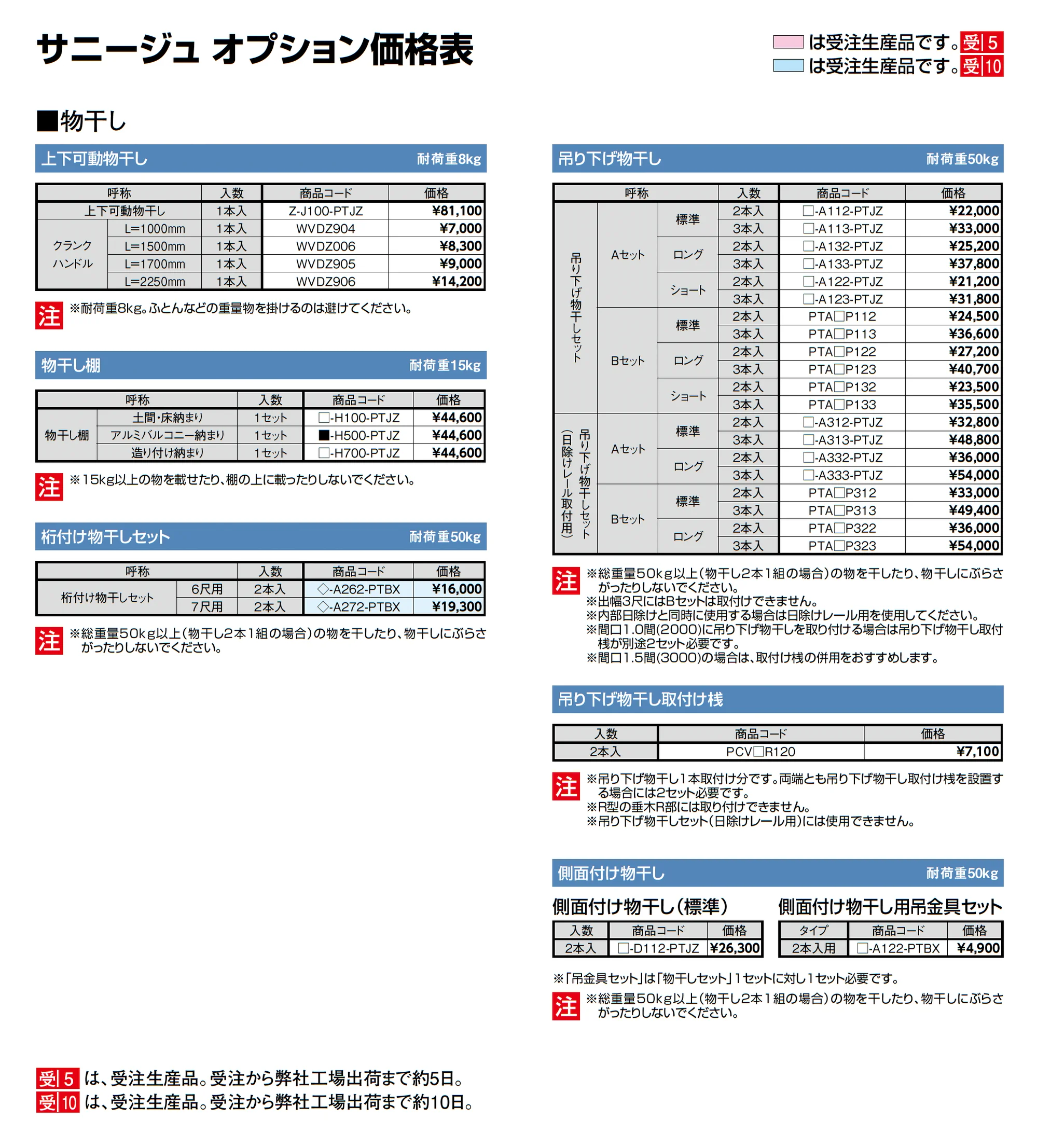 サニージュ R型 床納まり(ランマなし)メーター_価格_5