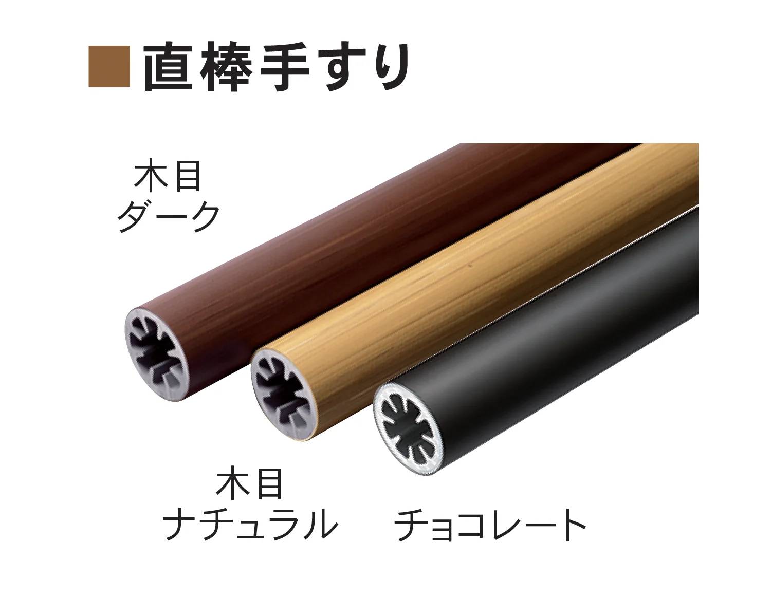 Bullsの「屋外用手すりシリーズ フリーＲレール 手すり棒」のサブ画像2