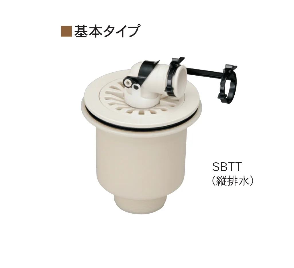 Bullsの「洗濯機防水パン用トラップ 樹脂製 ワンタッチ式タイプ」のサブ画像1