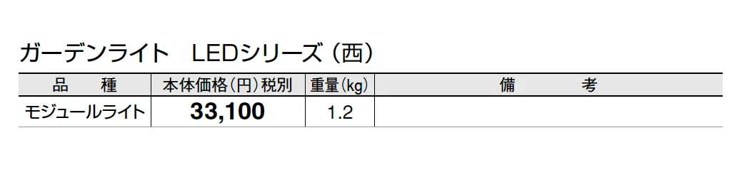 モジュールライト【2025年版】_価格_2