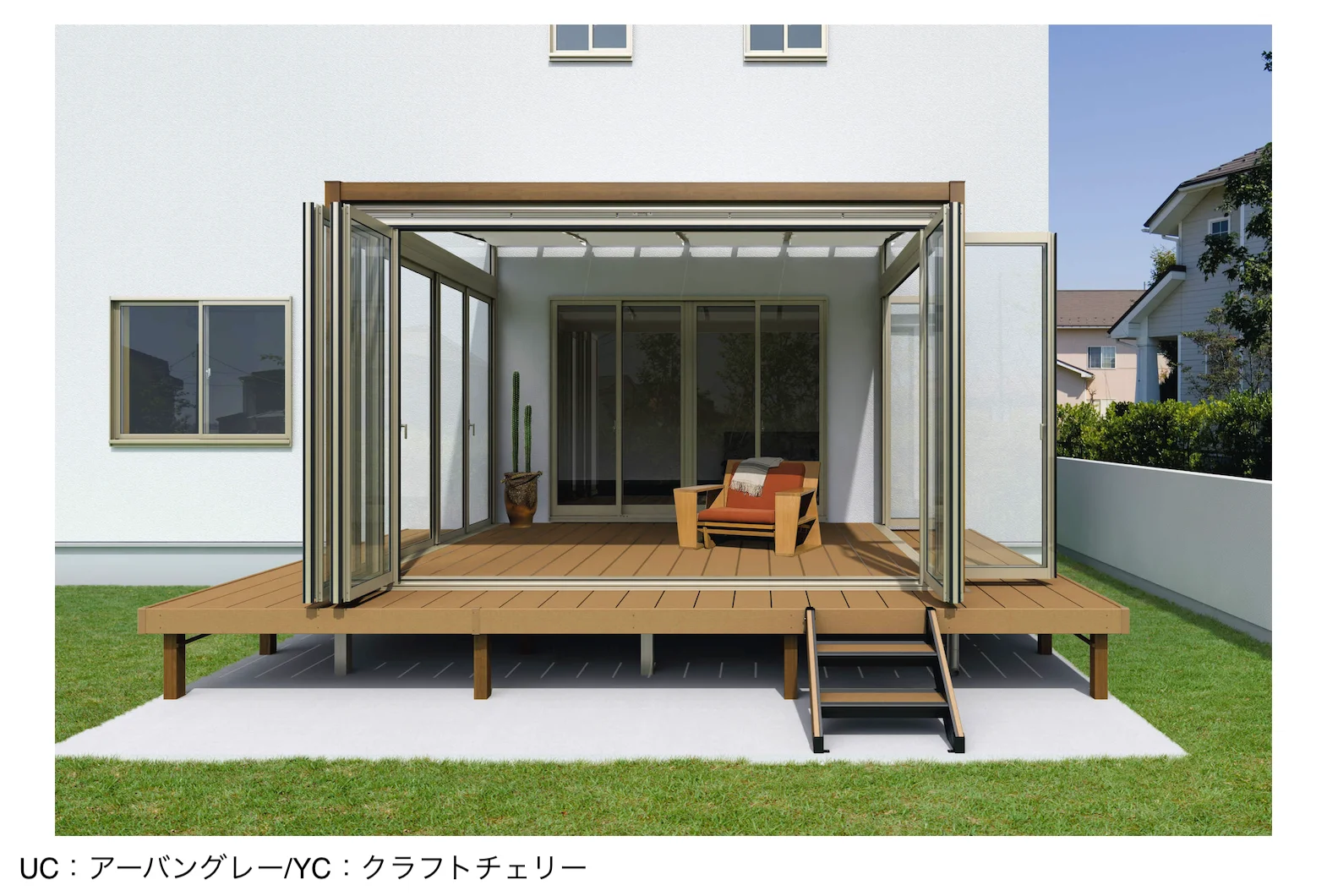 三協アルミの「ハピーナリラ (デッキON仕様 H=22・24)【2025年版】」のサブ画像4