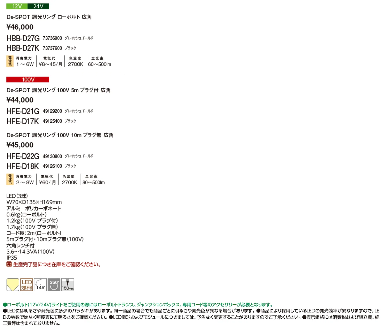 De-SPOT 調光リング【2024年版】_価格_1