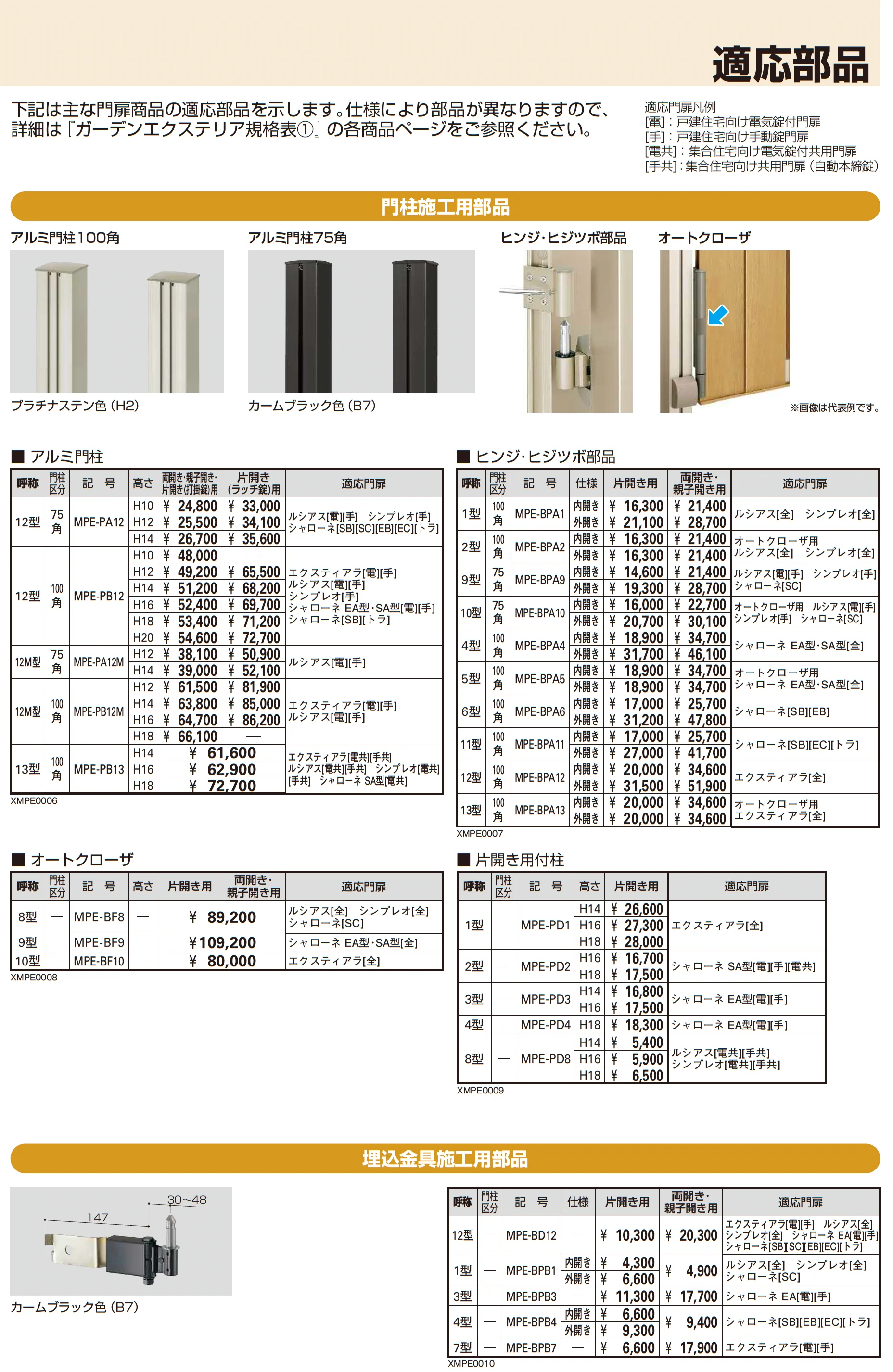 共用門扉 ルシアス 門扉 YM1型_価格_3