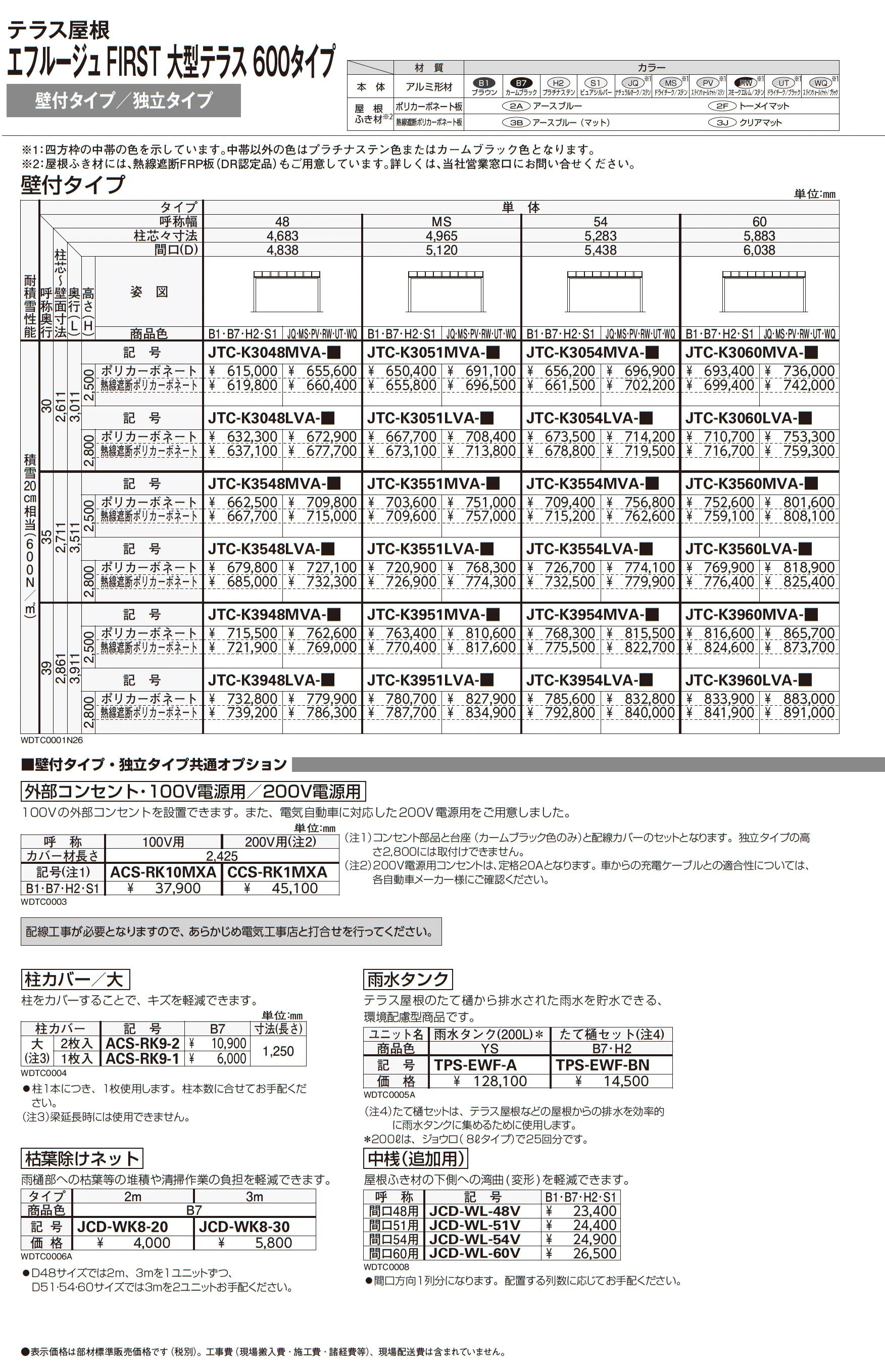 エフルージュ FIRST 大型テラス 600タイプ_価格_1