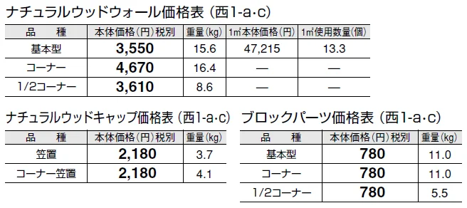 ナチュラルウッドウォール【2024年版】_価格_3