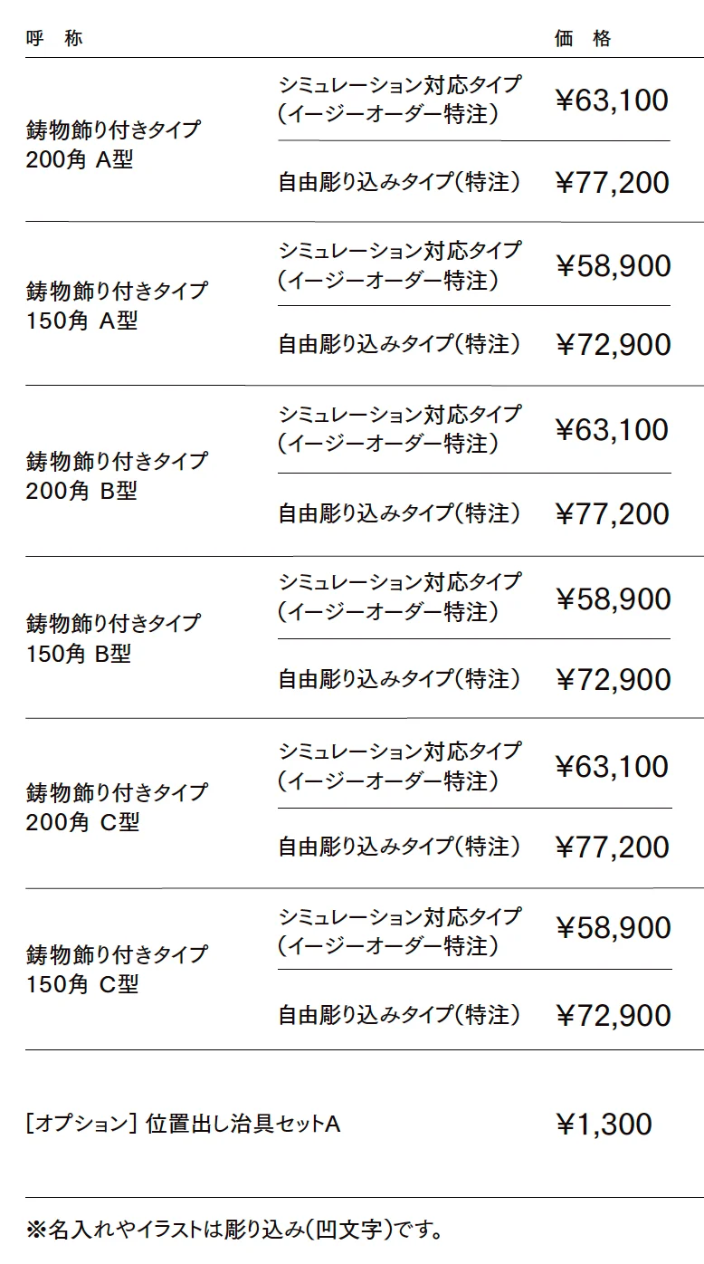 ガラスサイン 鋳物飾り付【2023年版】_価格_1