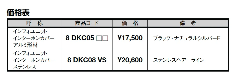 インターホンカバー【2023年版】_価格_1