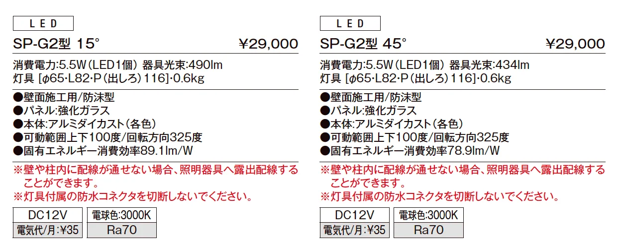 スポットライト SP-G2型【2023年版】_価格_1