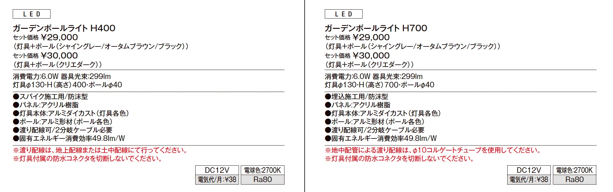 ガーデンポールライト【2023年版】_価格_1