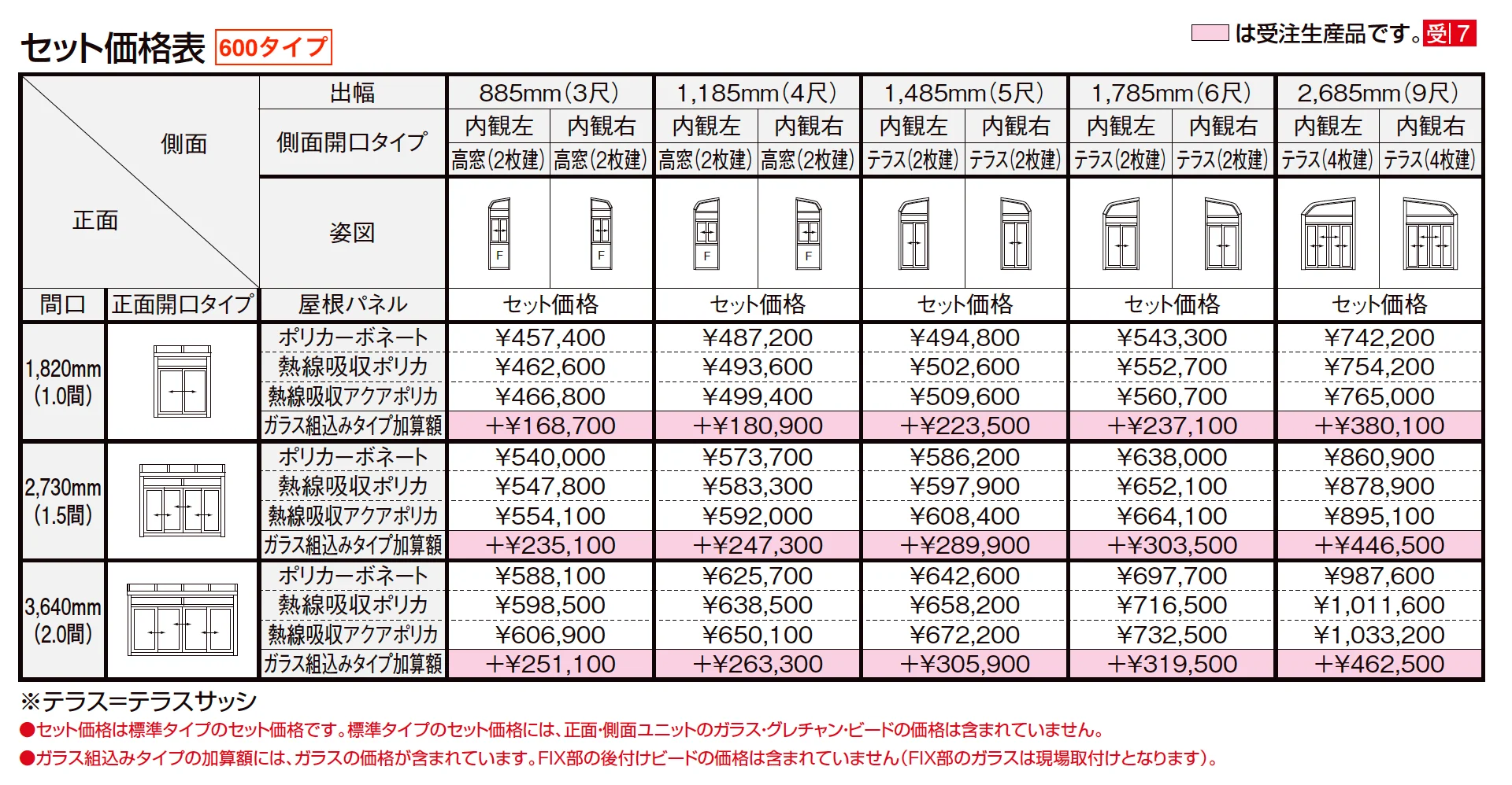 サニージュ R型 土間納まり 関東間【2023年版】_価格_1