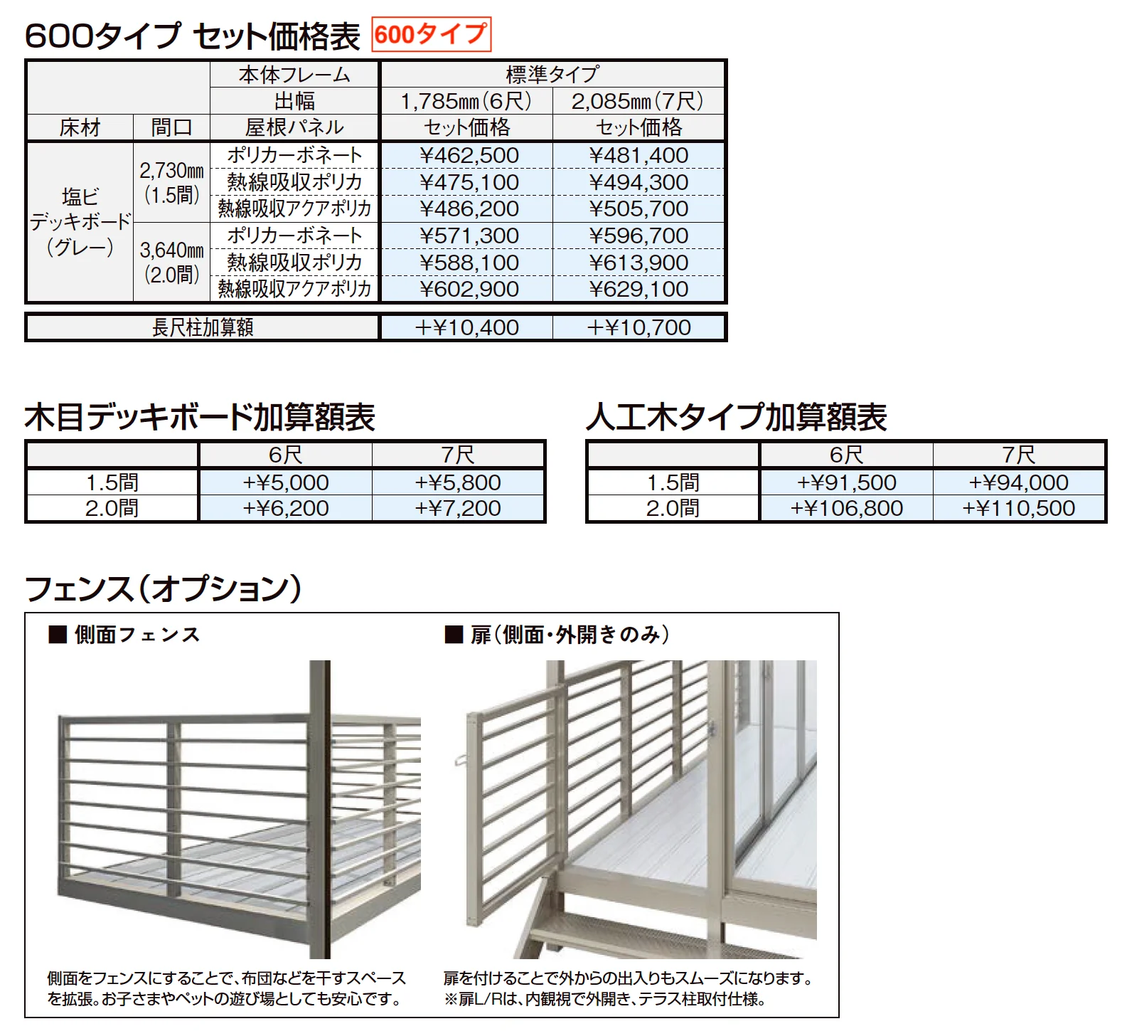 サニージュ オープン納まり関東間【2023年版】_価格_1