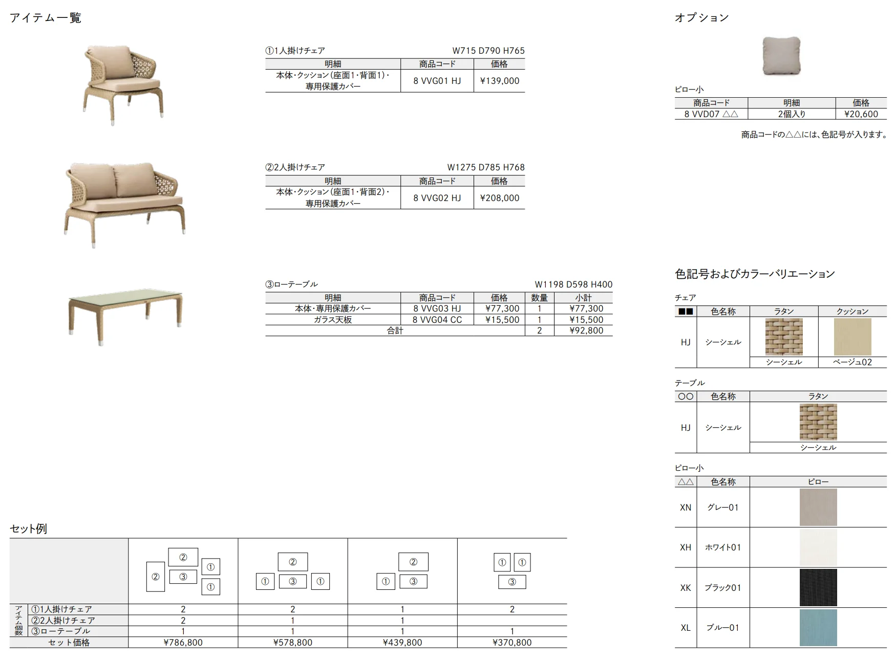 ガーデンファニチャー TYPE 008【2025年版】_価格_1