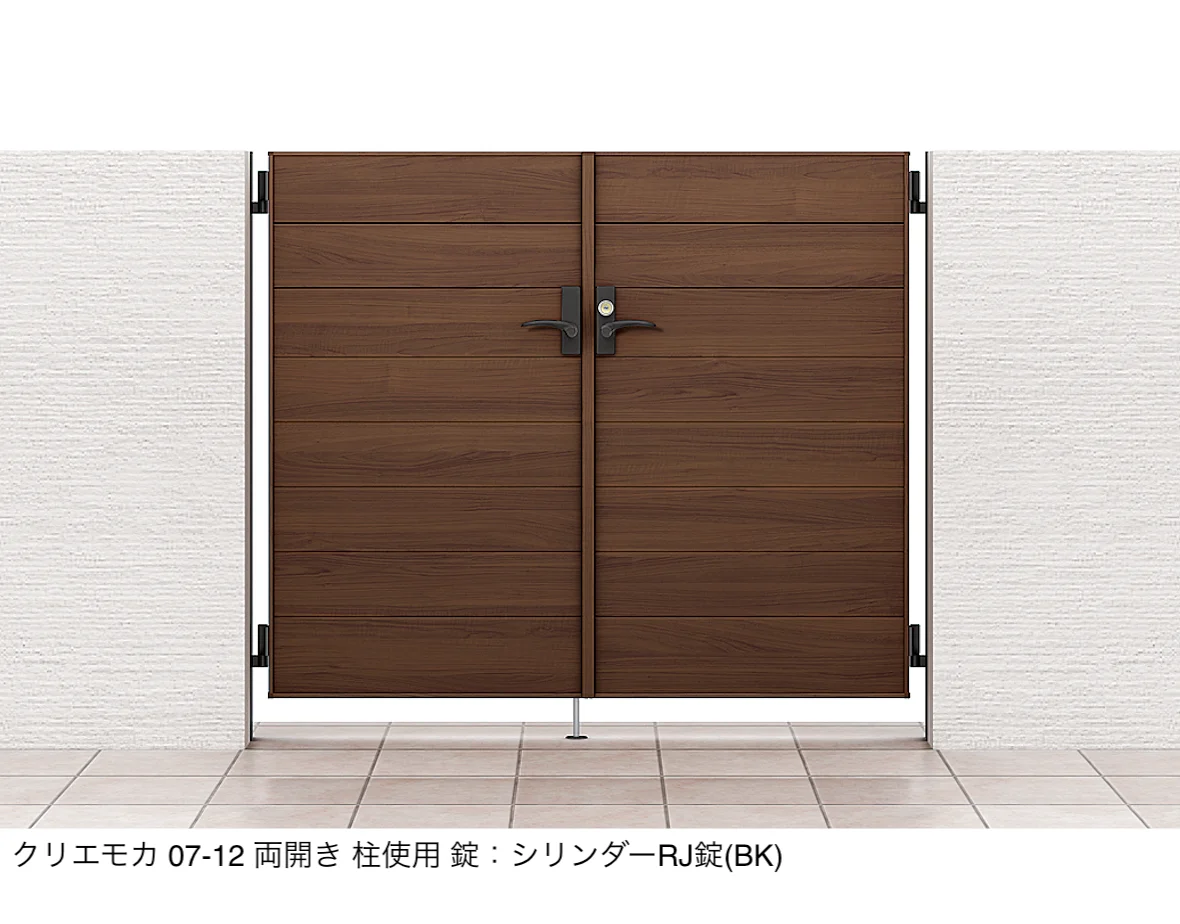 LIXILの「開き門扉AA YM1型(木調)」のサブ画像5