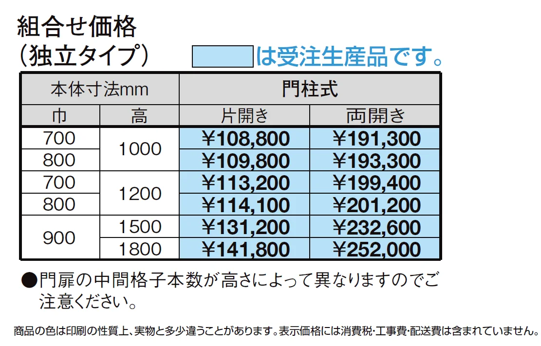 メッシュ門扉 A型[スチール製]【2024年版】_価格_1