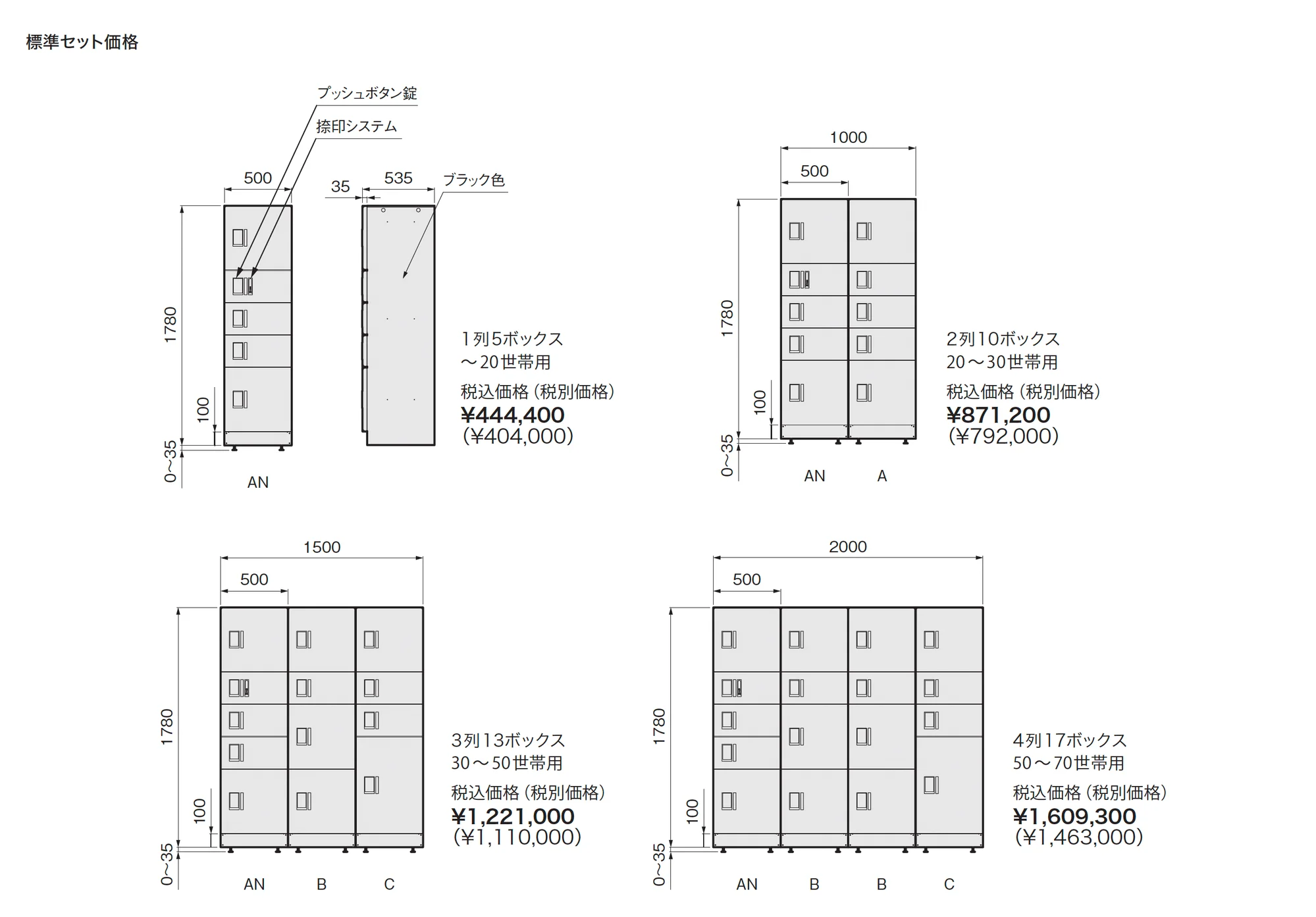 Nasta Box STANDARD アナログキー_価格_2