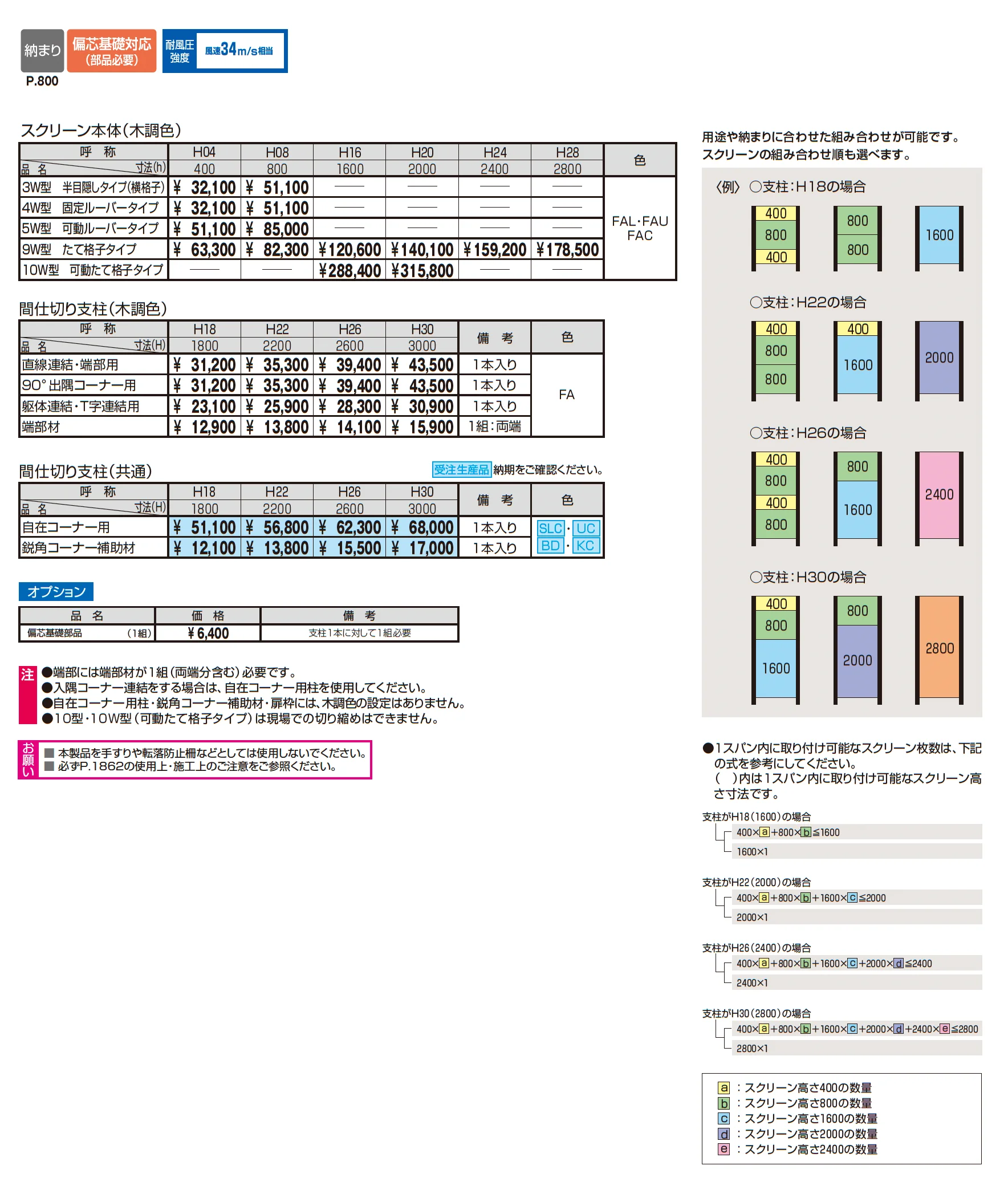 LALAスクリーン5W型_価格_1