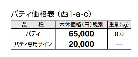 バティ【2024年版】_価格_3