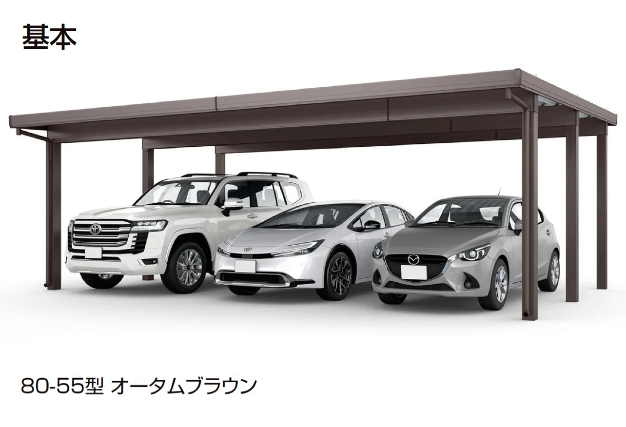 LIXILの「カーポートST 3000タイプ 3台用【2025年版】」のサブ画像1