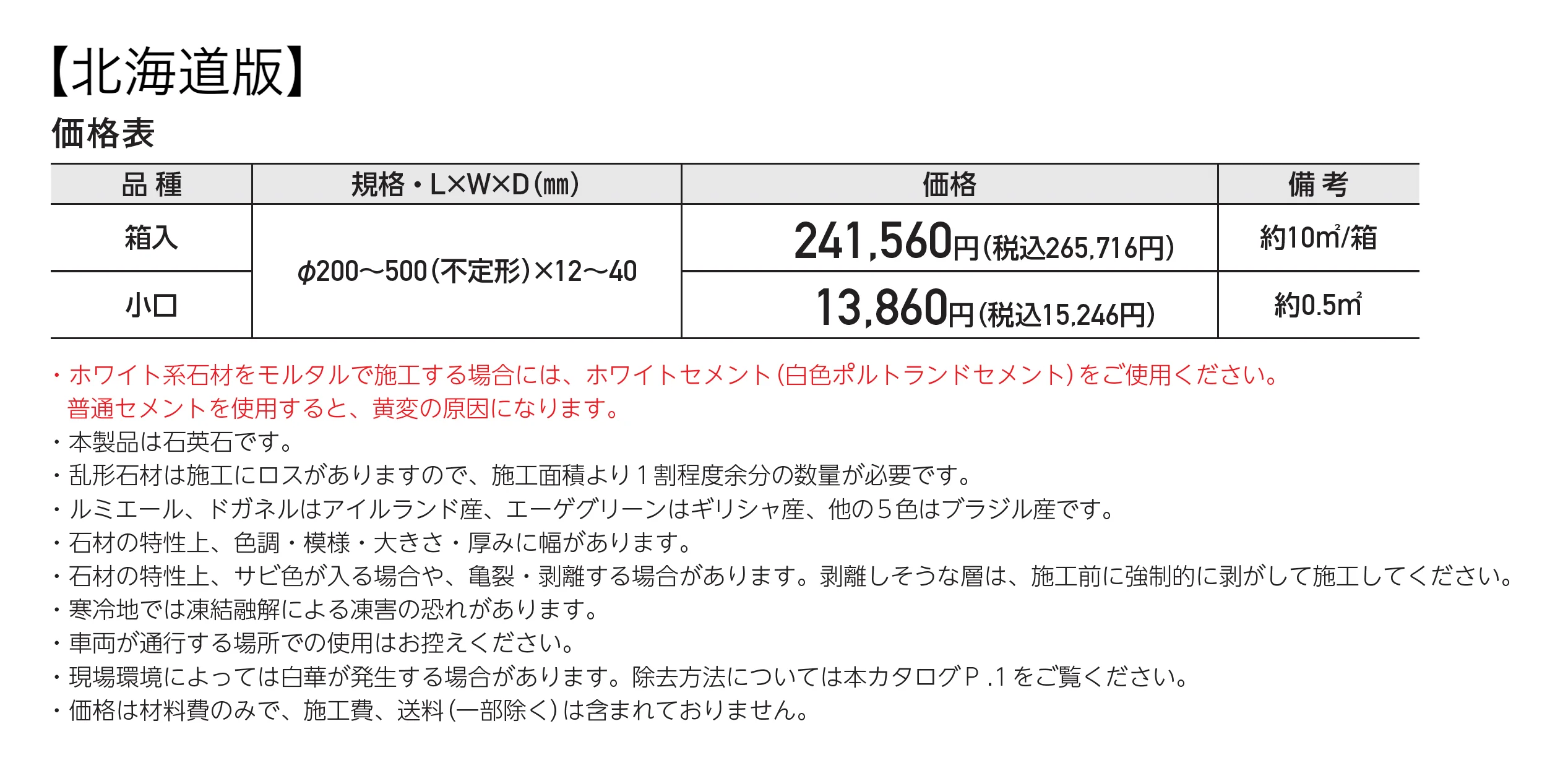 アースクォーツ 乱形_価格_2