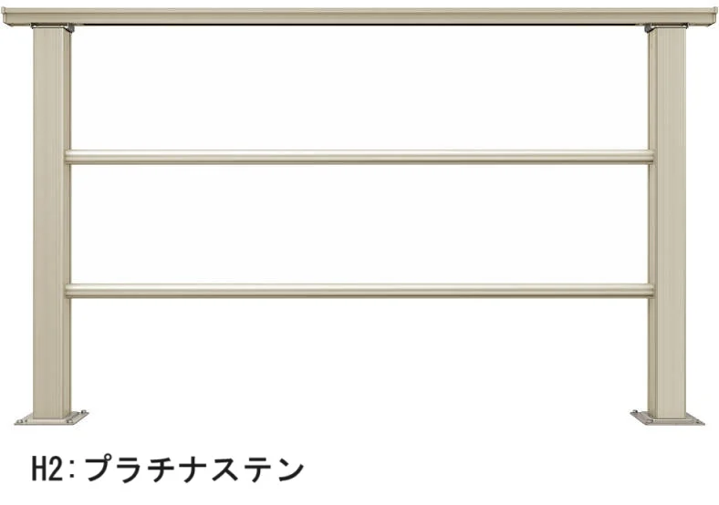 YKK APの「ルシアス デッキフェンス B03型 横格子2本タイプ【2025年版】【廃番】」のサブ画像2