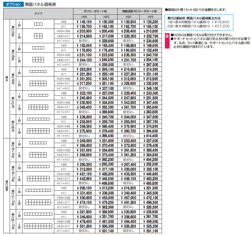 ニューマイリッシュ 逆勾配（ミニタイプ／側面パネル）【2024年版】_価格_1