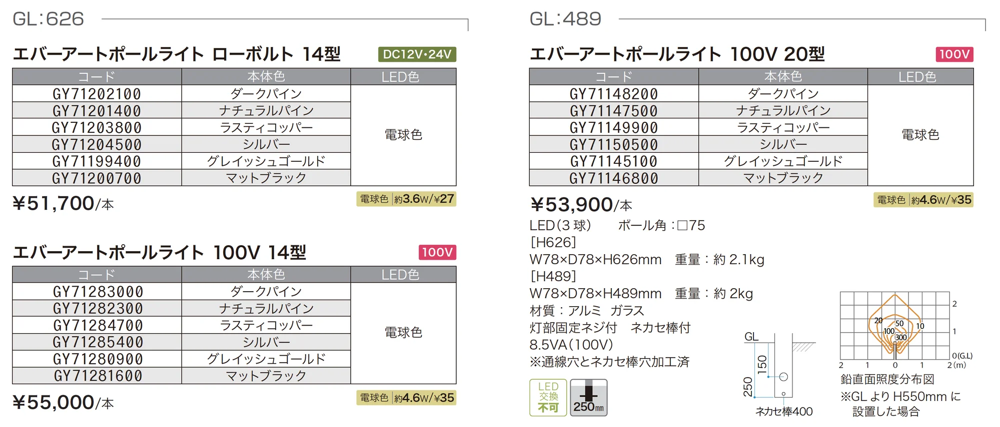 エバーアートポールライト 角型【2025年版】_価格_1