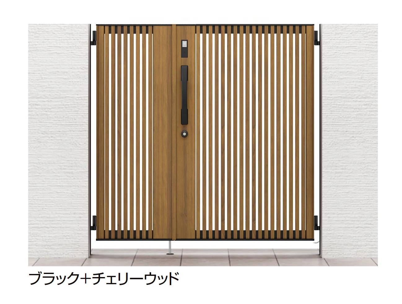 LIXILの「開き門扉AB スマートロックシステム FamiLock ウッディTS1型【2025年版】」のサブ画像1
